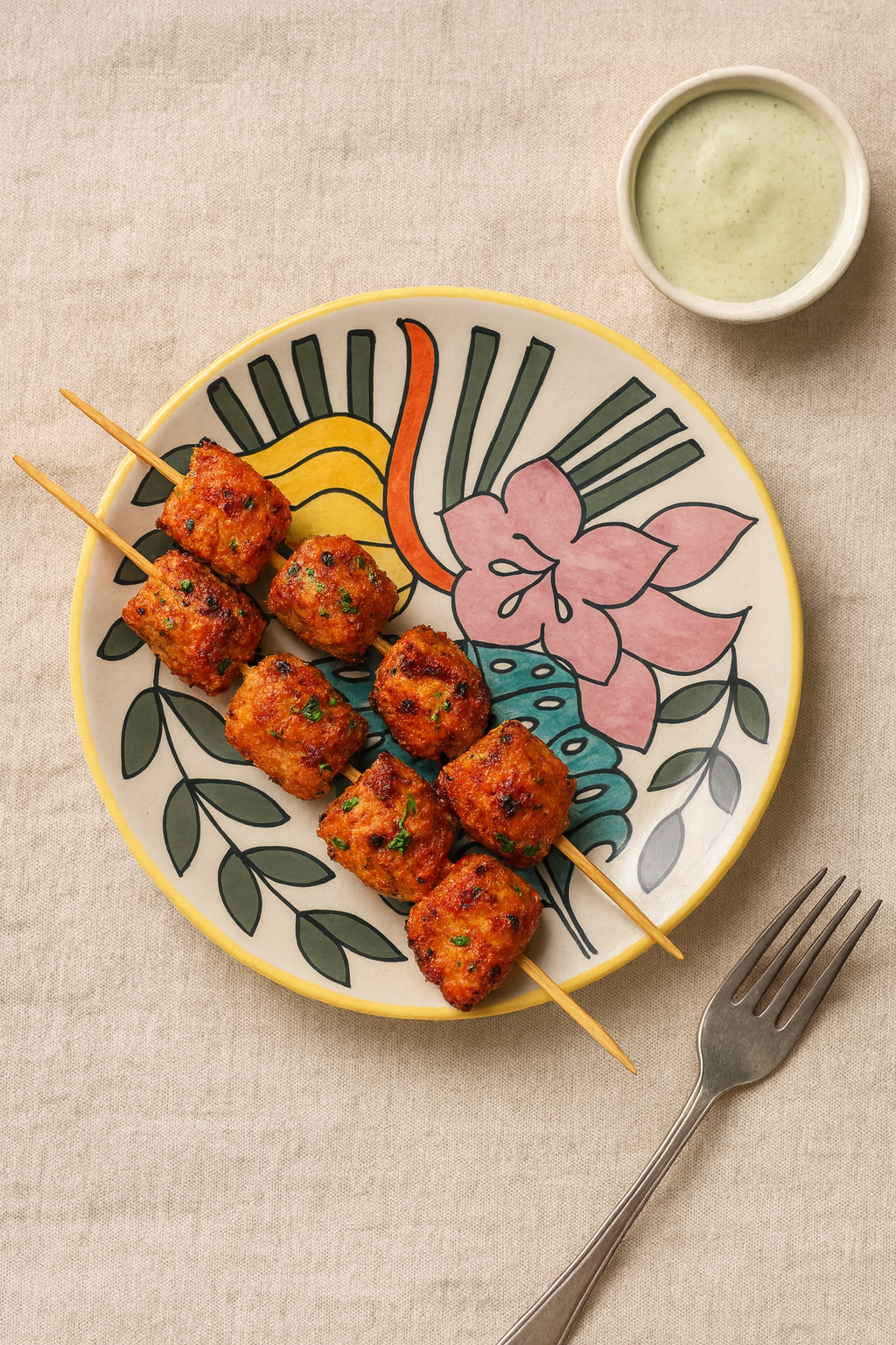 Bloomscape Hand-Painted Starter Plate