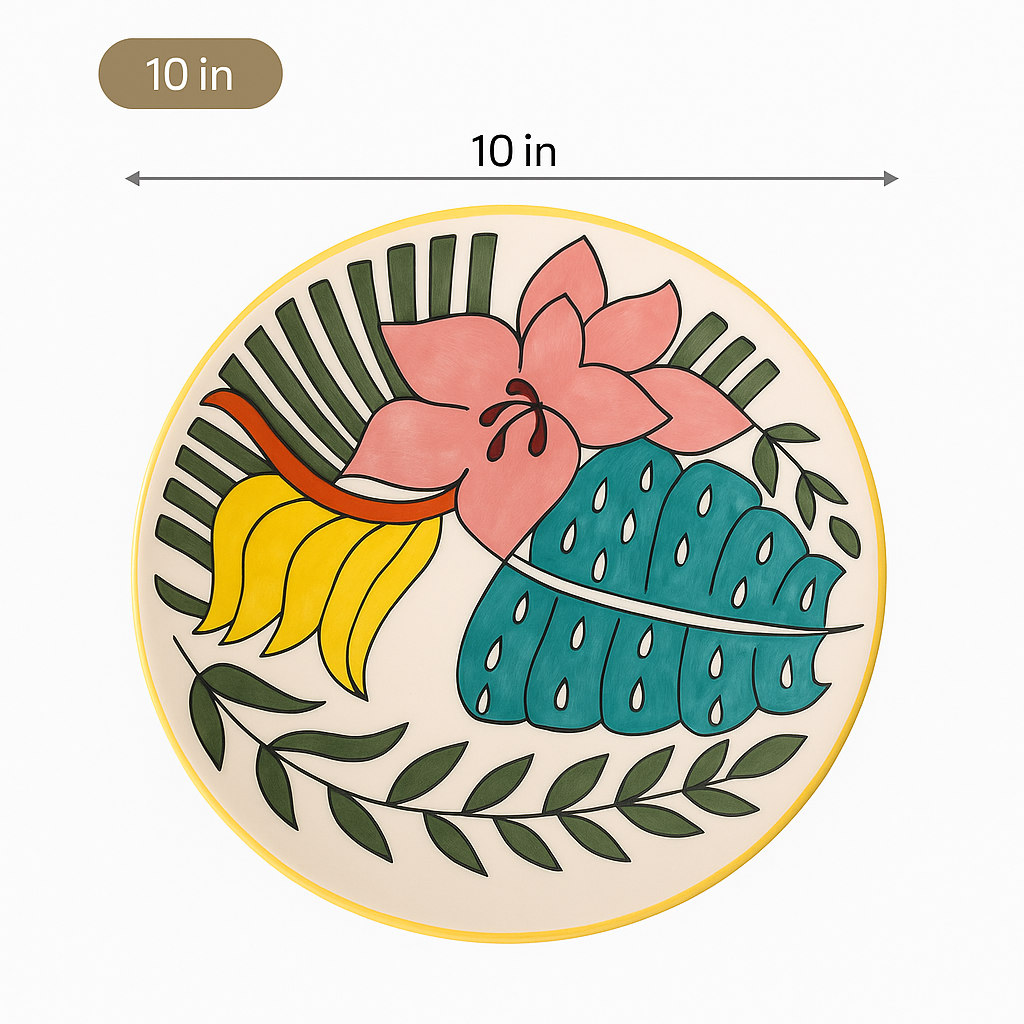 Bloomscape Botanical Dinner Plate