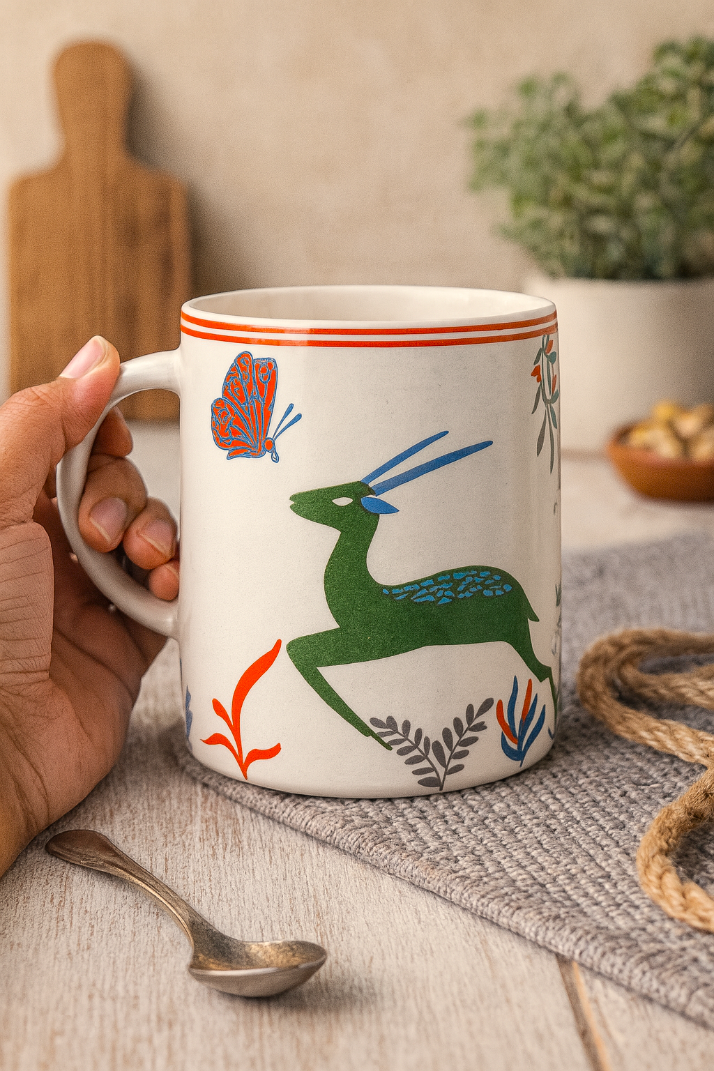Butterfly Meadow Ceramic Mug