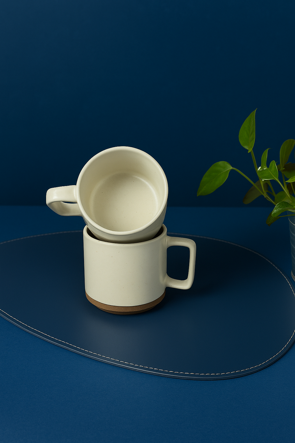EarthTone Ceramic Duo Mug