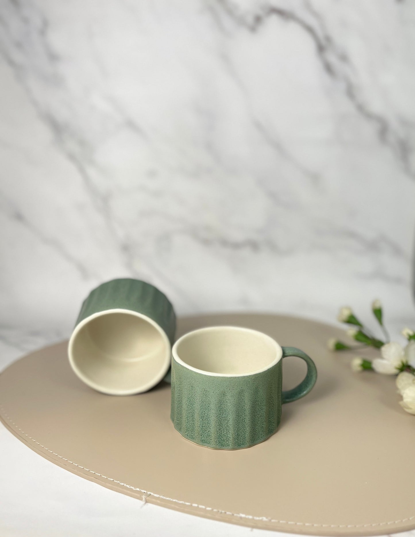 Emerald Embrace Ceramic Mug