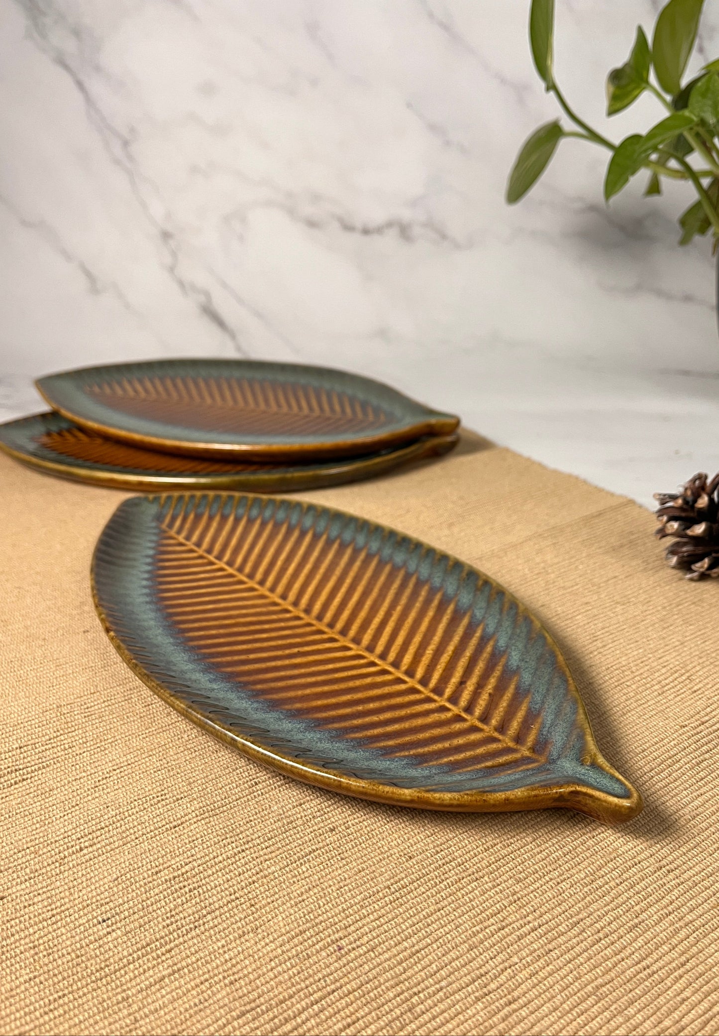 Tropical Zen Leaf Platter