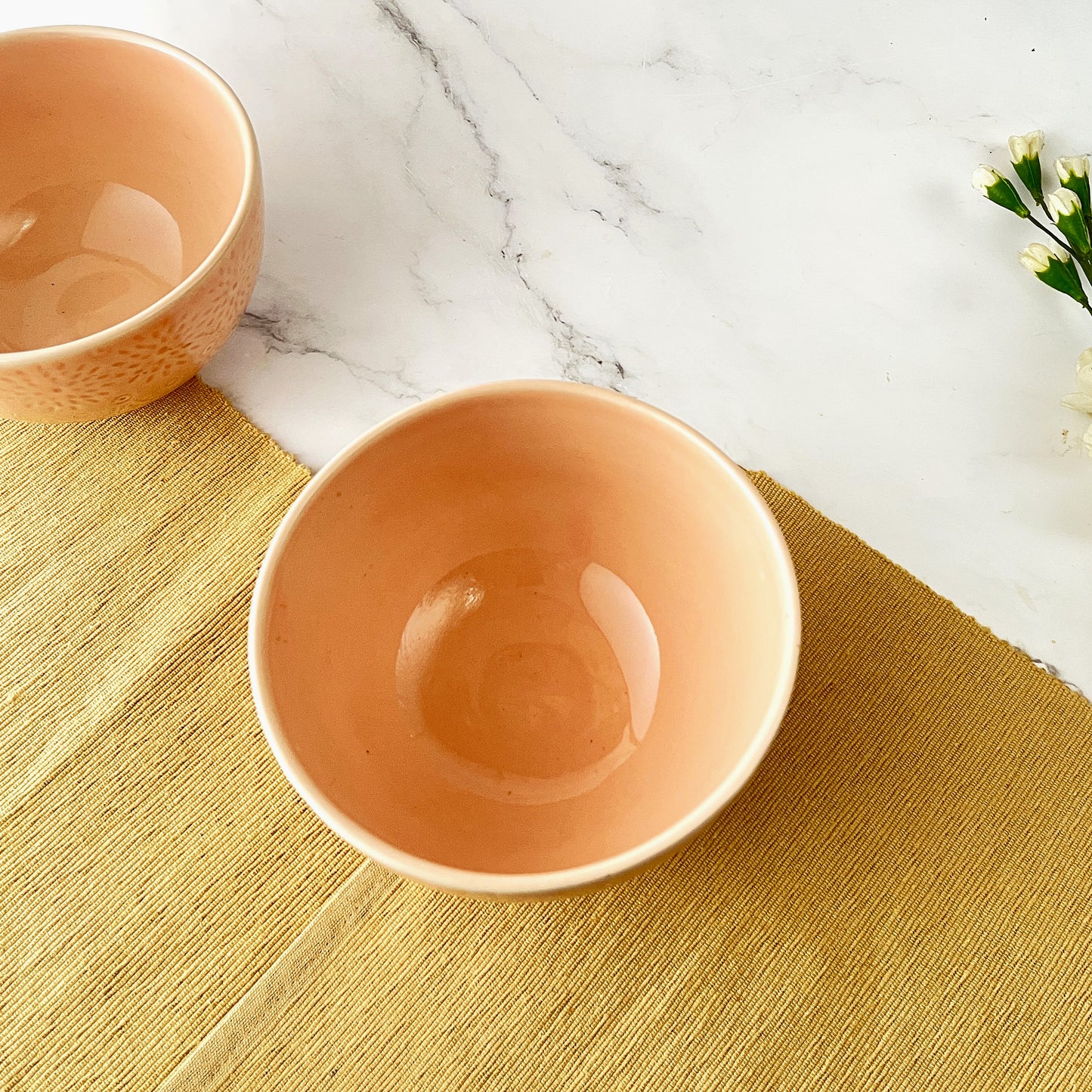 Blush Blossom Ceramic Bowl