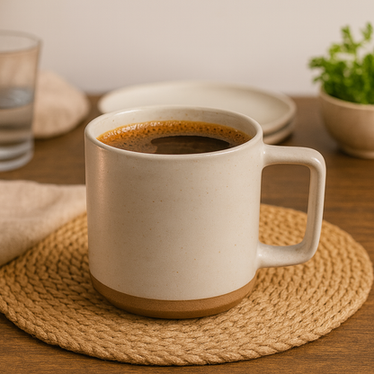 EarthTone Ceramic Duo Mug