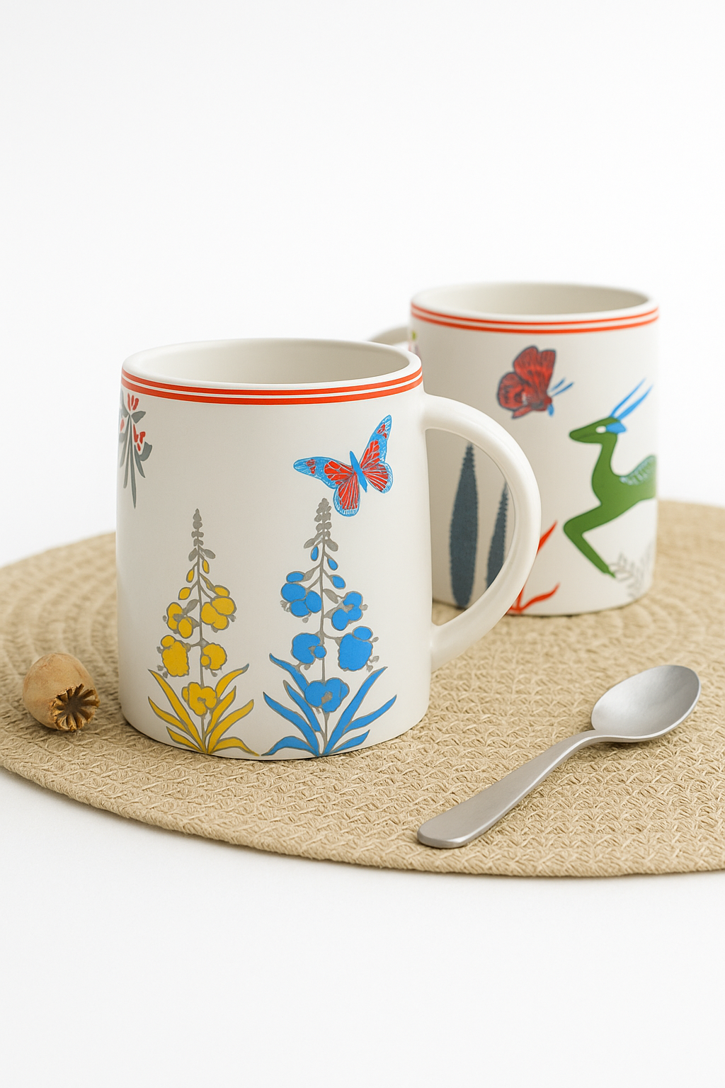 Butterfly Meadow Ceramic Mug