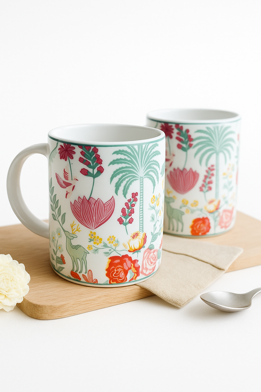 Garden Serenade Ceramic Mug