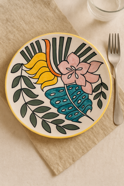 Bloomscape Hand-Painted Starter Plate