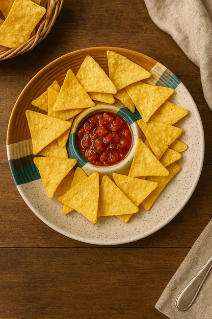 Sierra Wave Nacho & Dip Plate