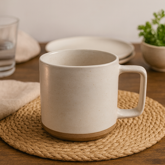 EarthTone Ceramic Duo Mug