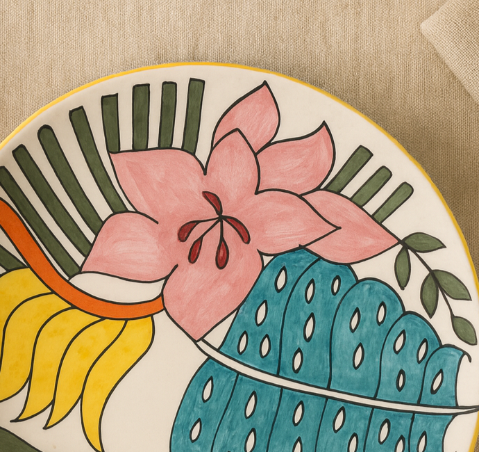 Bloomscape Botanical Dinner Plate