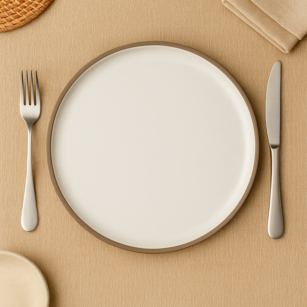 Minimalist Ceramic Serving Plate