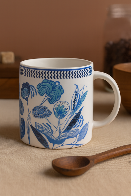 Indigo Botanica Mug