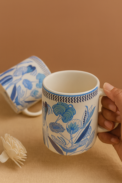 Indigo Botanica Mug