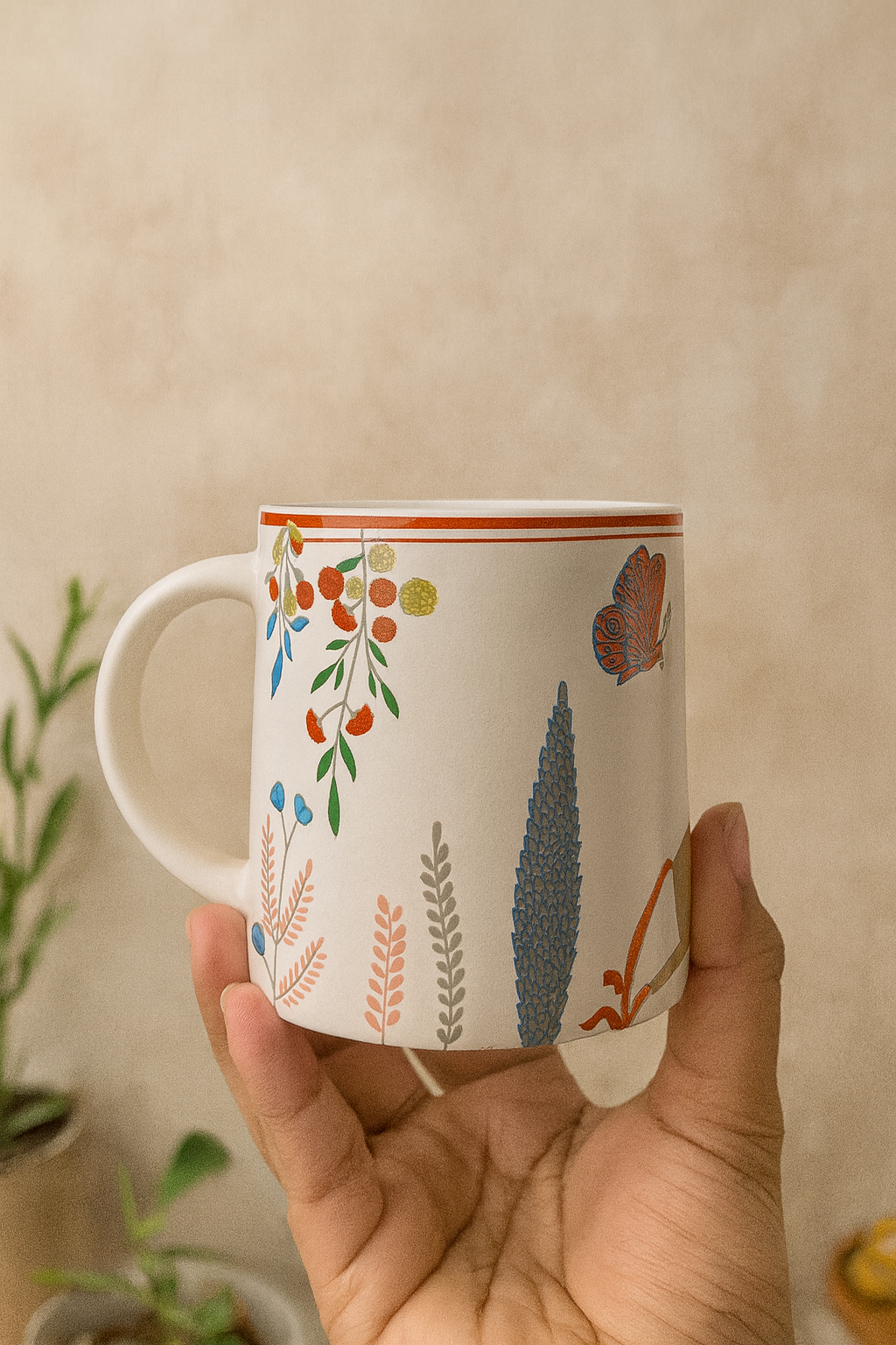 Butterfly Meadow Ceramic Mug