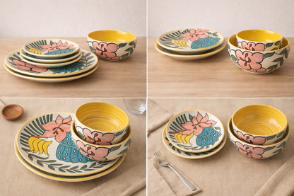 Tropical Petal Dining Collection - Set of 2