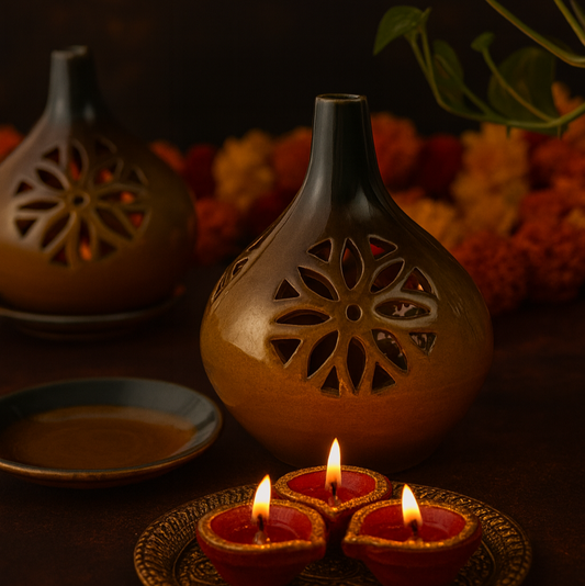 Autumn Bloom Aromatherapy Ceramic Diffuser