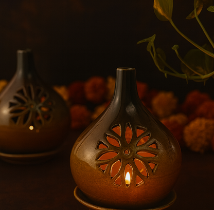 Autumn Bloom Aromatherapy Ceramic Diffuser