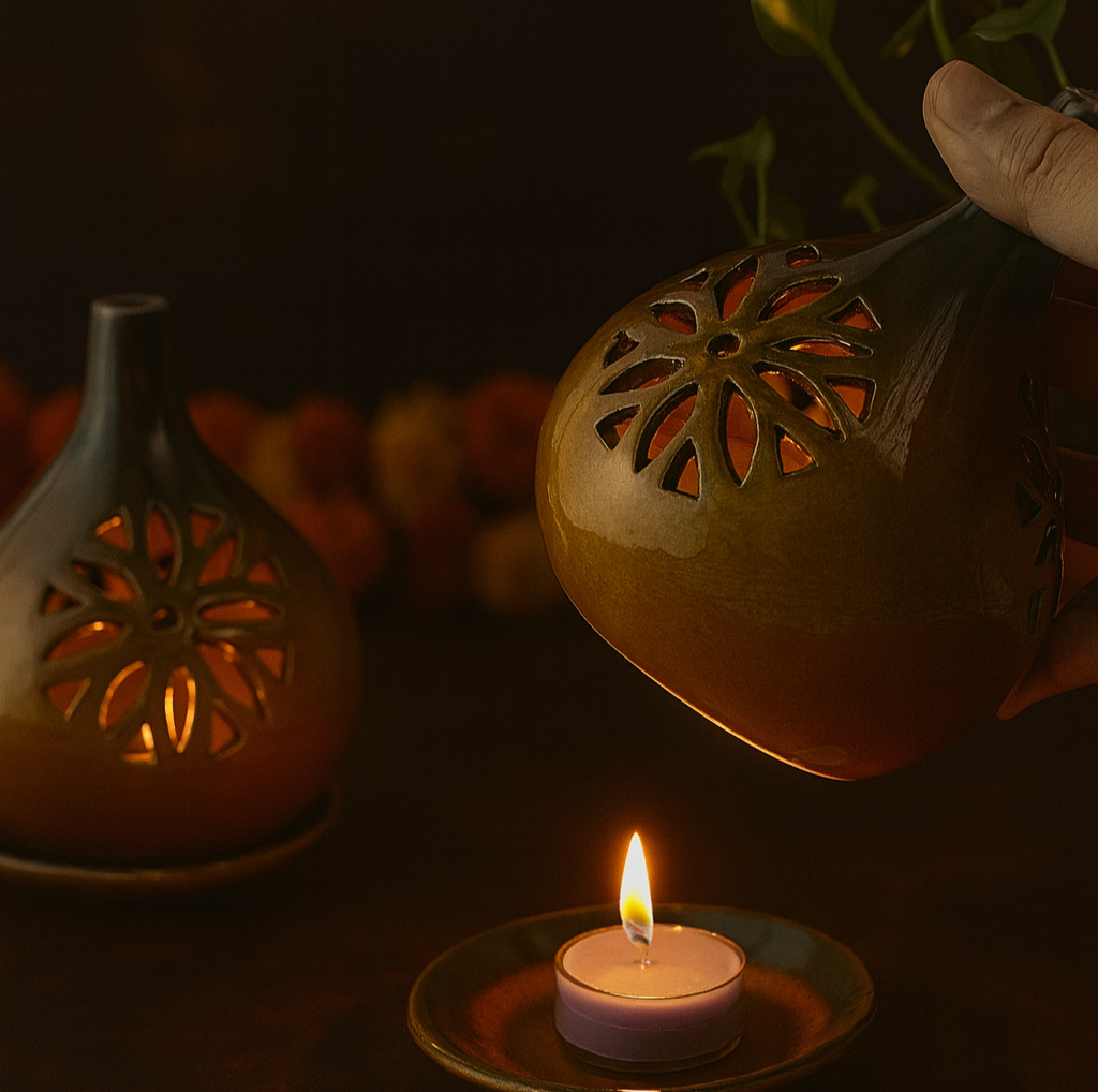 Autumn Bloom Aromatherapy Ceramic Diffuser