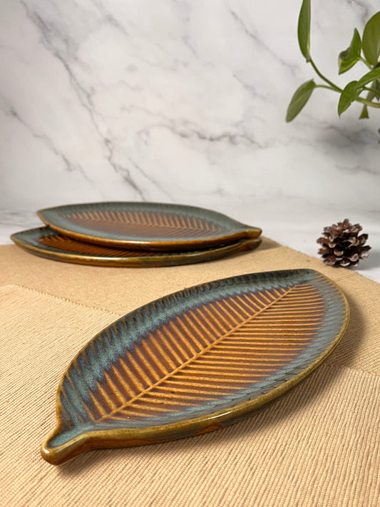 Tropical Zen Leaf Platter