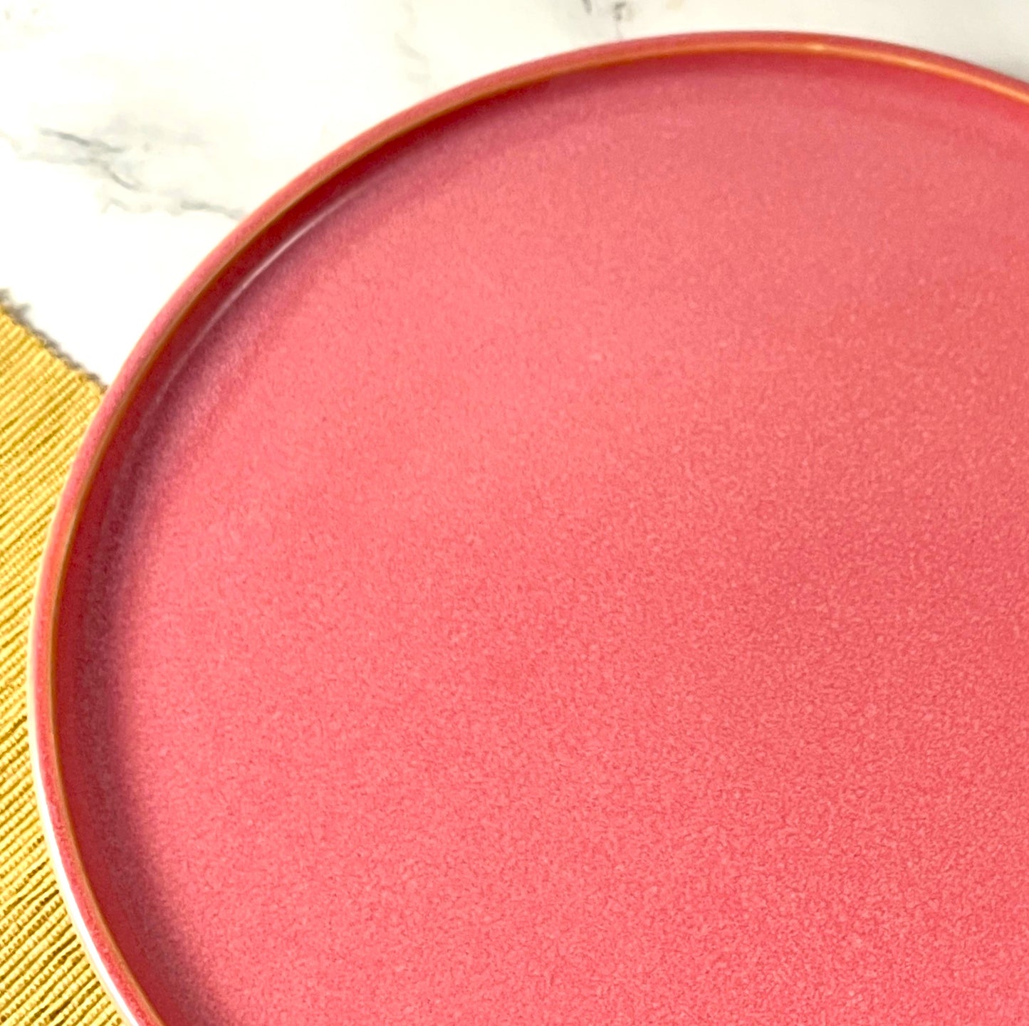 Rosy Sunrise Ceramic Dinner Plate