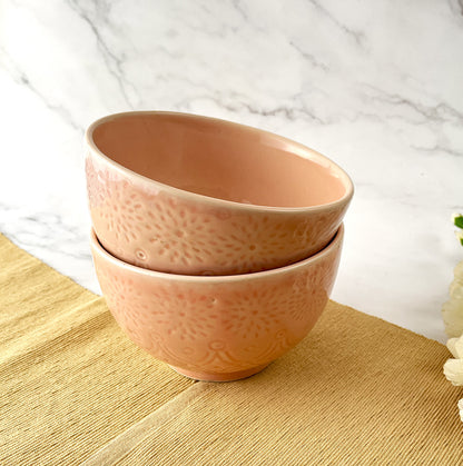 Blush Blossom Ceramic Bowl
