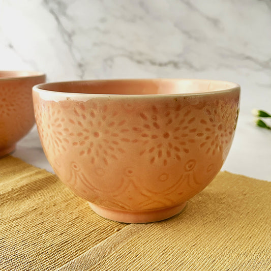 Blush Blossom Ceramic Bowl