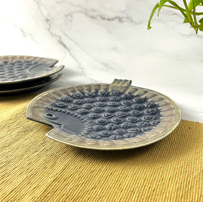 Nordic Fish Ceramic Serving Plate